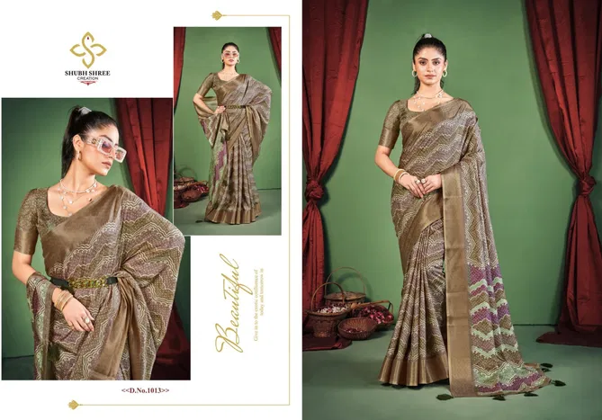 Toral Dizital By Shubh Shree Dola Silk Designer Sarees Exporters In India